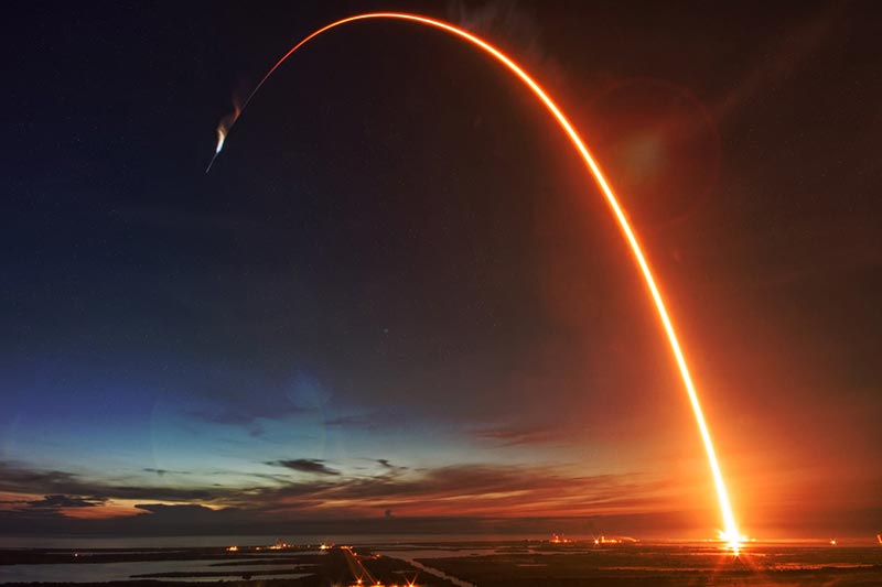 SpaceX rocket launch