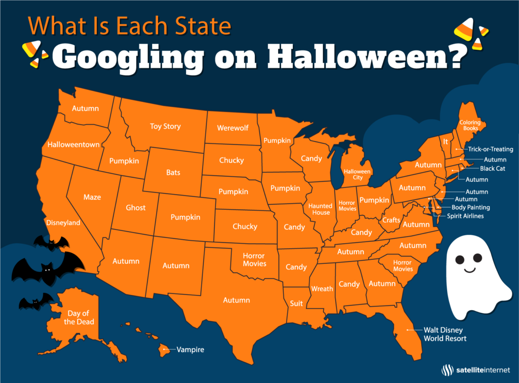 What Each State Is Googling for Halloween 2020 🎃