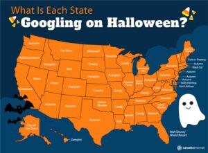 google in halloween graphic