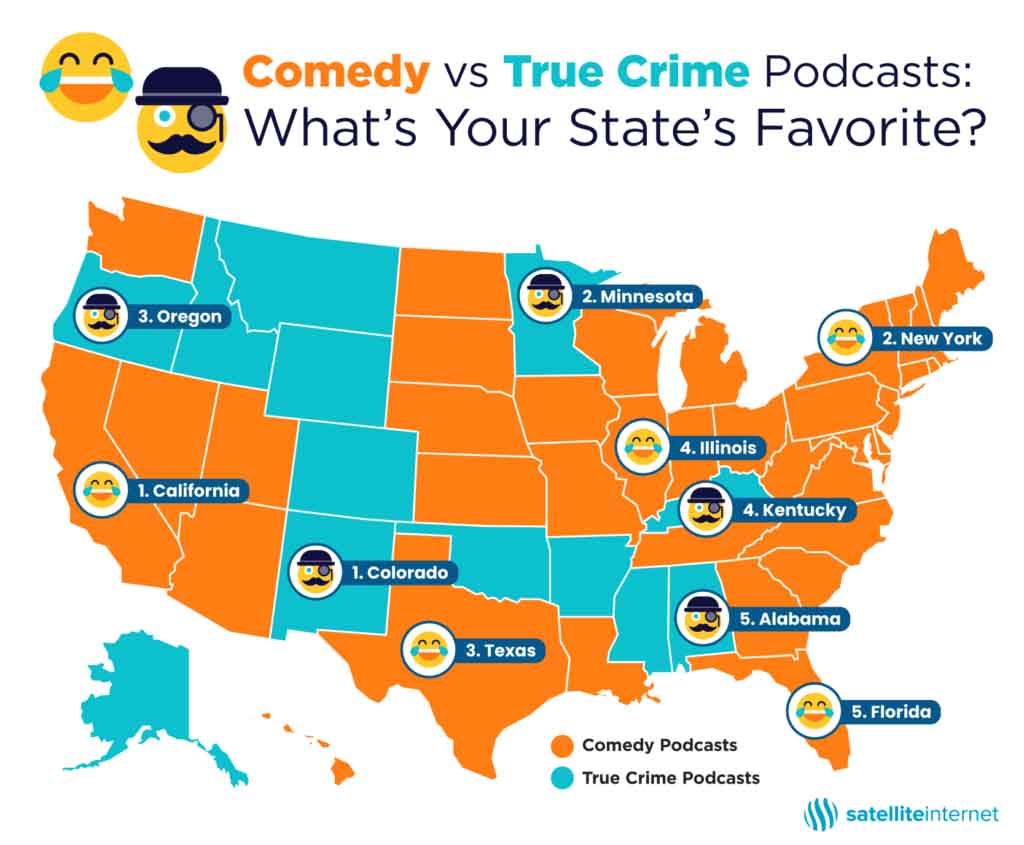united states podcast map