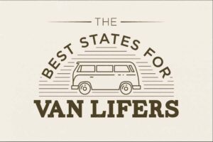 best states for van lifers graphic
